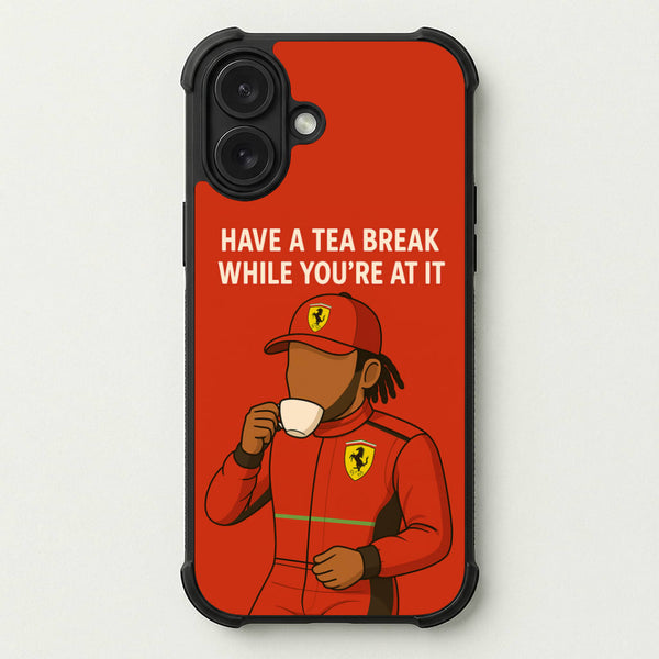 Hamilton's Tea Break Phone Case — Bumper case