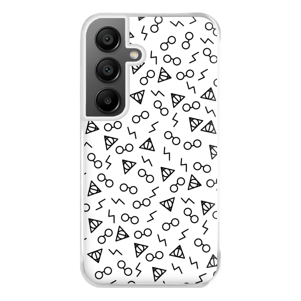 Potter Pattern Phone Case for Galaxy A55