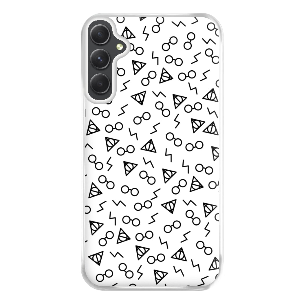 Potter Pattern Phone Case for Galaxy A34