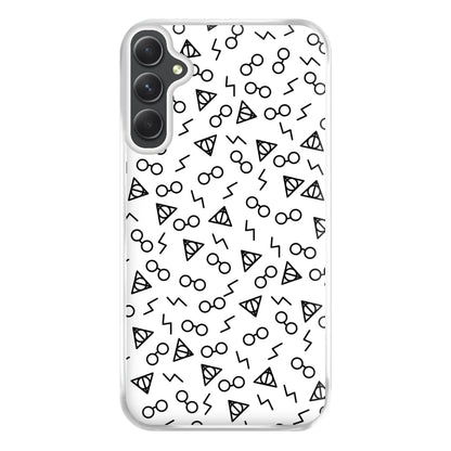 Potter Pattern Phone Case for Galaxy A34