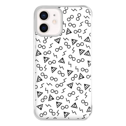 Potter Pattern Phone Case for iPhone 13 Mini