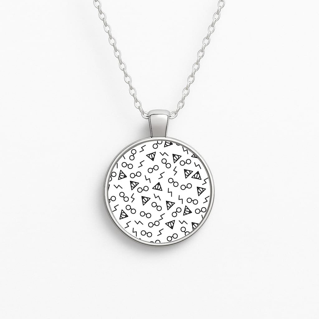 Potter Pattern Circle Necklace