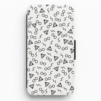 Potter Pattern Flip / Wallet Phone Case