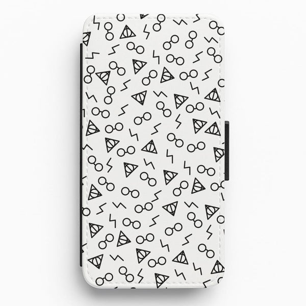 Potter Pattern Flip / Wallet Phone Case