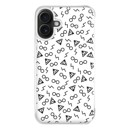 Potter Pattern Phone Case for iPhone 16 Plus