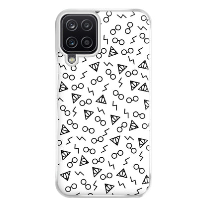 Potter Pattern Phone Case for Galaxy A12