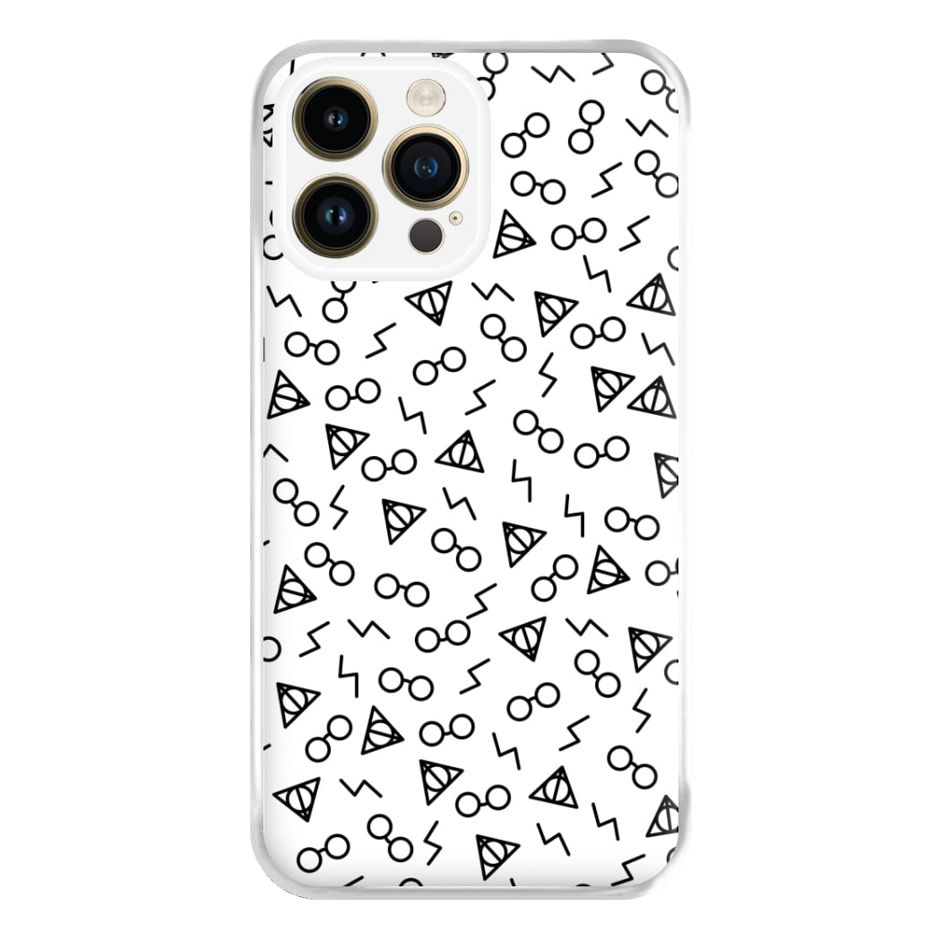 Potter Pattern Phone Case for iPhone 14 Pro Max