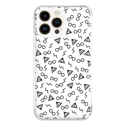 Potter Pattern Phone Case for iPhone 14 Pro Max