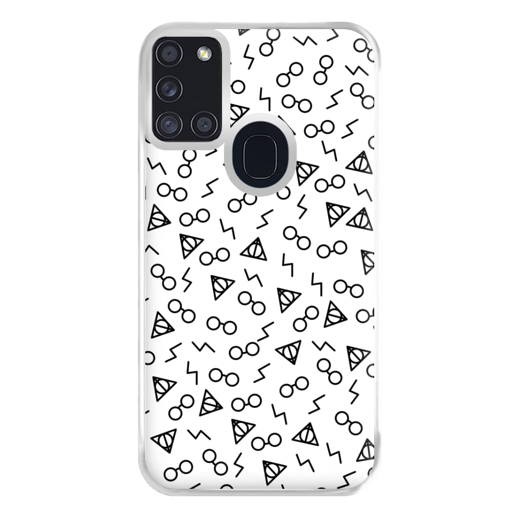 Potter Pattern Phone Case for Galaxy A21s