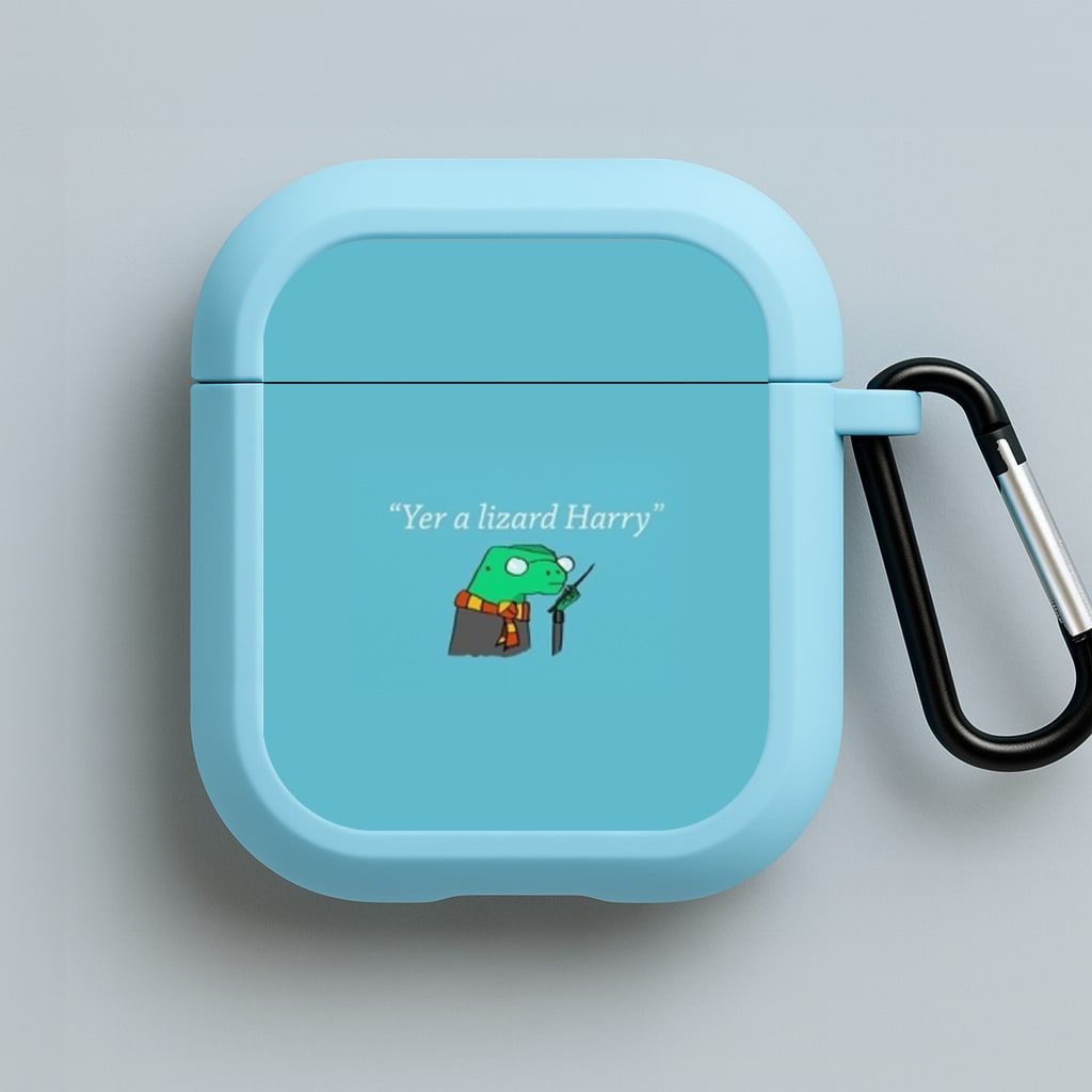 Yer A Wizard Harry Blue AirPods Case