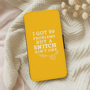 99 Problems But A Snitch Aint One Flip / Wallet Phone Case 5