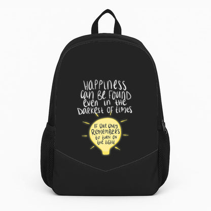 Happiness Can Be Found In The Darkest of Times Backpack