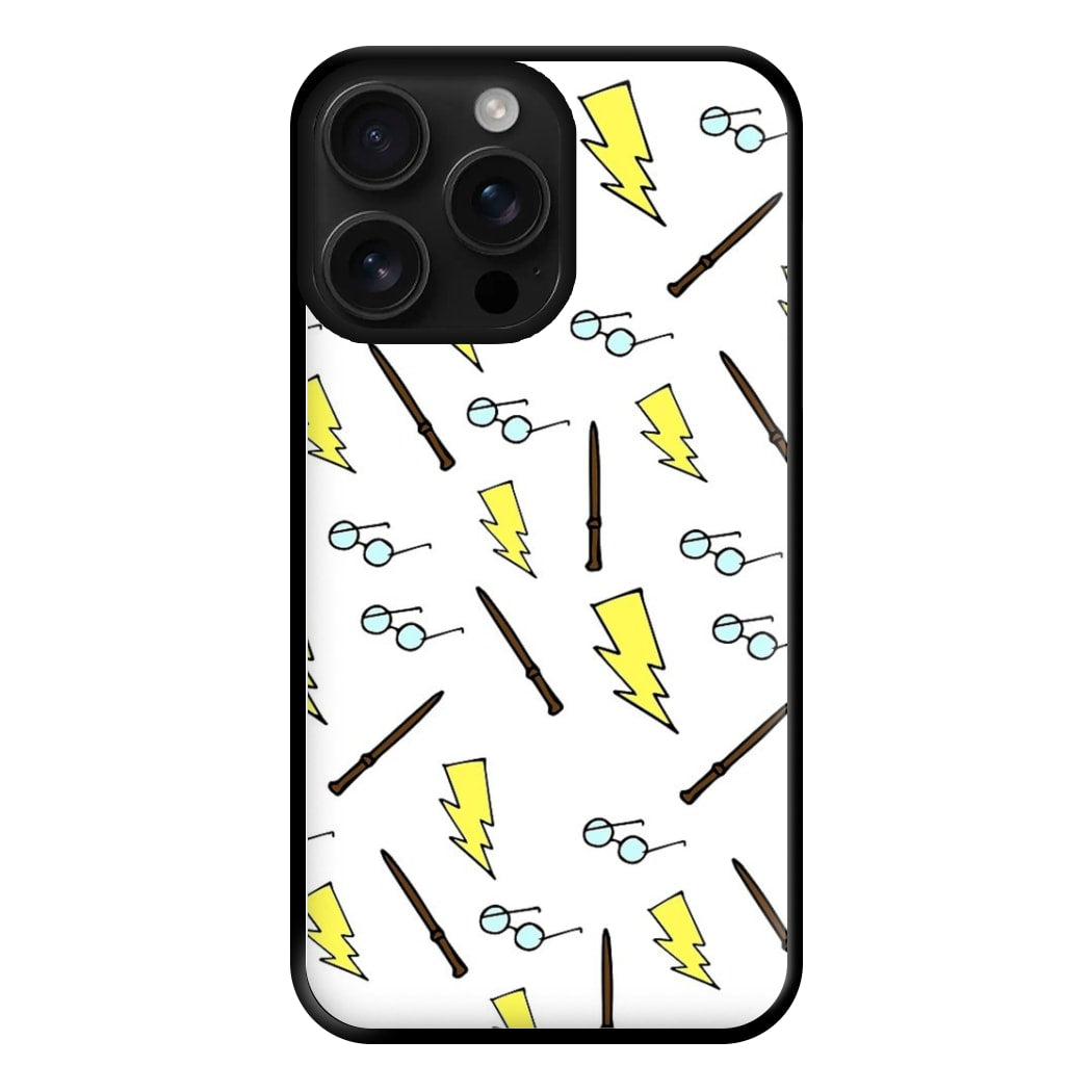 Potter Head Pattern Phone Case for iPhone 16 Pro Max