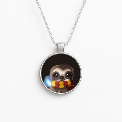 Harry Sloth Circle Necklace
