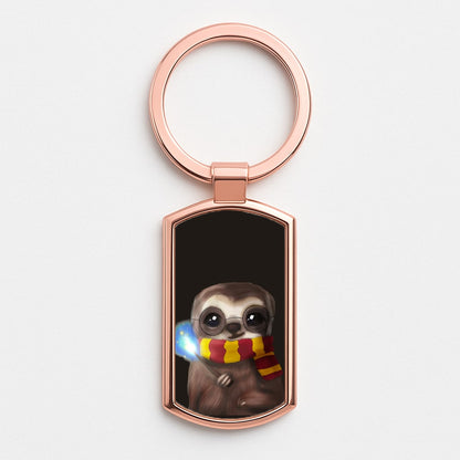 Harry Sloth Rose Gold Keyring
