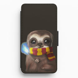 Harry Sloth Flip Wallet Phone Case