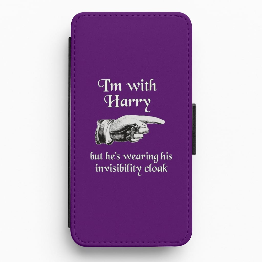 I'm With Harry Flip Wallet Phone Case