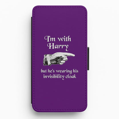 I'm With Harry Flip Wallet Phone Case