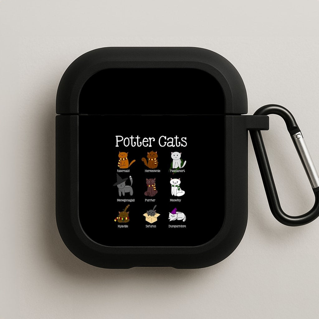 Harry Pawter Cats AirPods Case