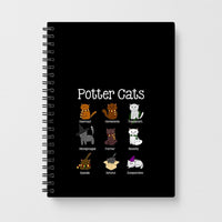 Harry Pawter Cats Notebook