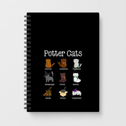 Harry Pawter - Harry Potter Cats Notebook - Fun Cases