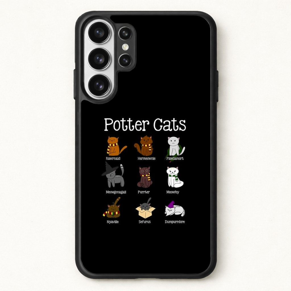 Harry Pawter Cats Phone Case for Galaxy S26 Ultra