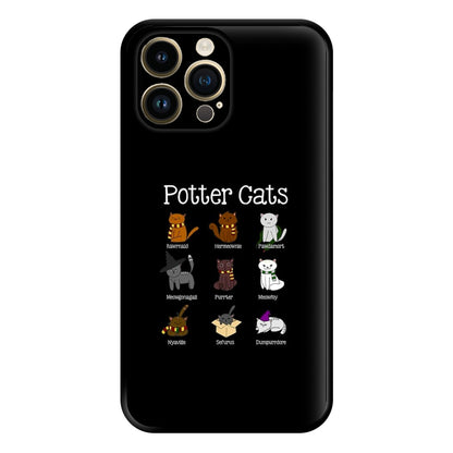 Harry Pawter Cats Phone Case for iPhone 14 Pro Max