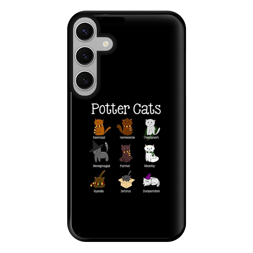 Harry Pawter Cats Phone Case for Galaxy S24FE