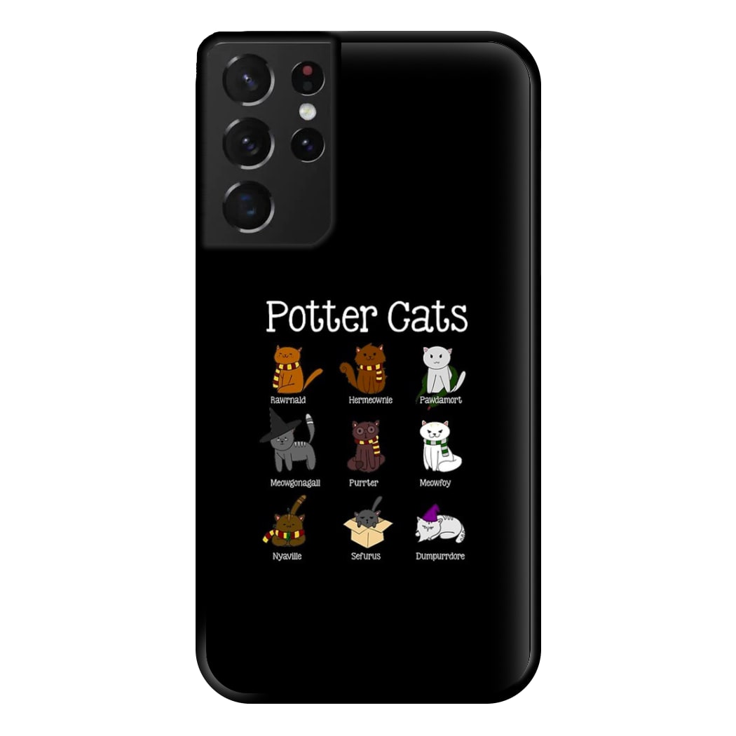 Harry Pawter Cats Phone Case for Galaxy S21 Ultra