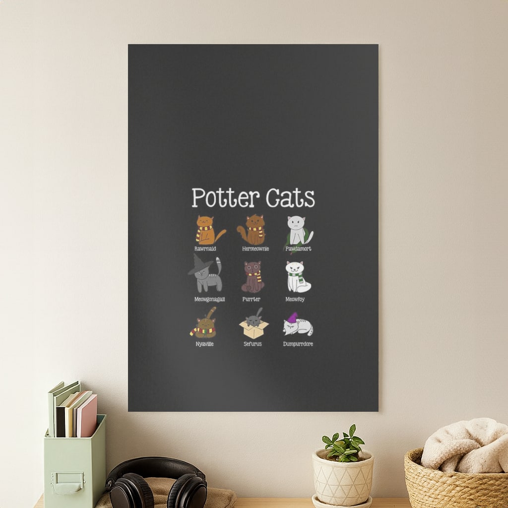 Harry Pawter Cats Poster