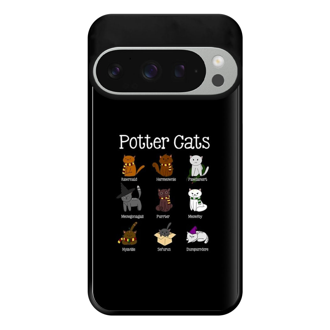 Harry Pawter Cats Phone Case for Google Pixel 9 Pro XL