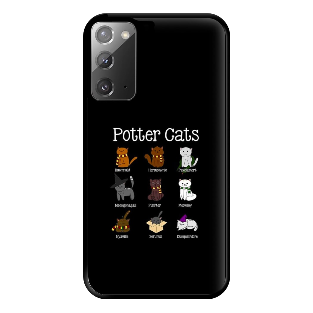 Harry Pawter Cats Phone Case for Galaxy Note 20 Ultra