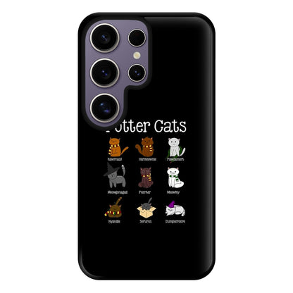 Harry Pawter Cats Phone Case for Galaxy S25 Ultra