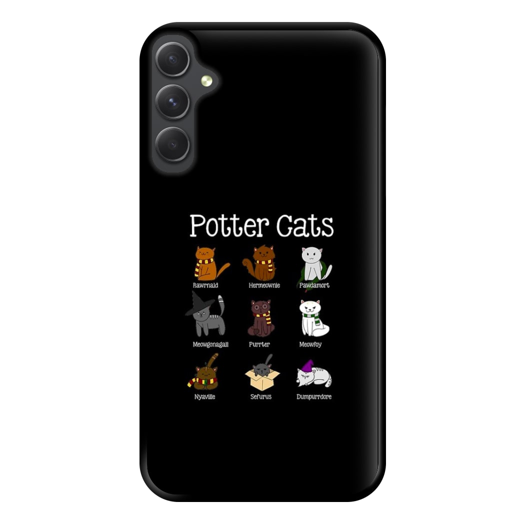 Harry Pawter Cats Phone Case for Galaxy A34