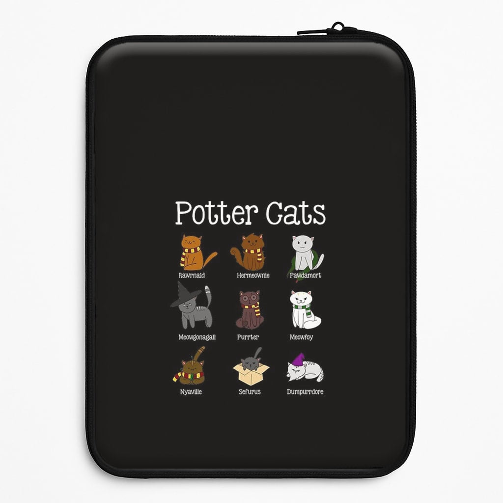 Harry Pawter Cats Laptop Sleeve