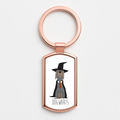 Dogwarts Rose Gold Keyring