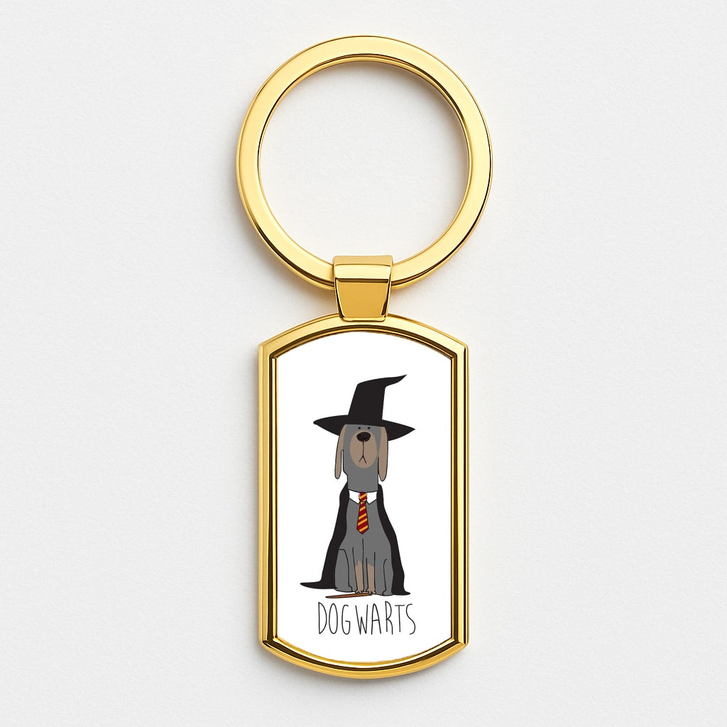 Dogwarts Gold Keyring