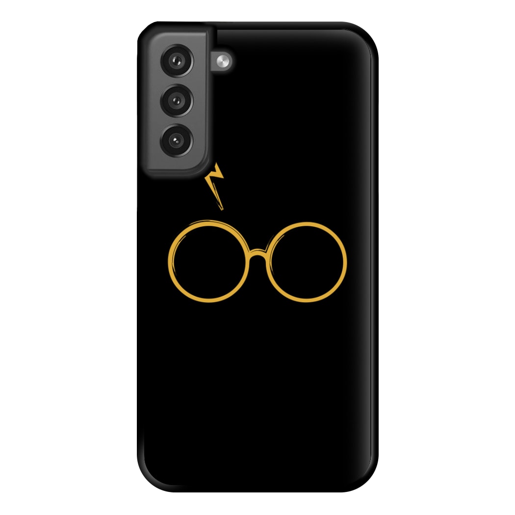 Glasses & Scar Phone Case for Galaxy S21FE