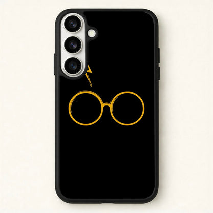 Glasses & Scar Phone Case for Galaxy S26