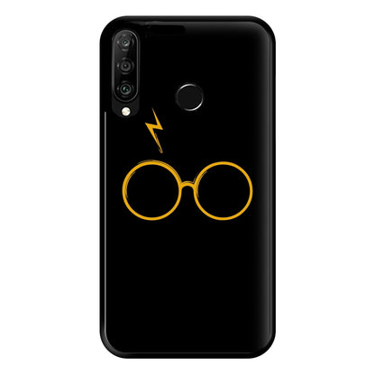 Glasses & Scar Phone Case for Huawei P30 Lite