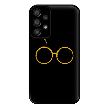 Glasses & Scar Phone Case for Galaxy A33