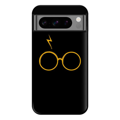 Glasses & Scar Phone Case for Google Pixel 8 Pro