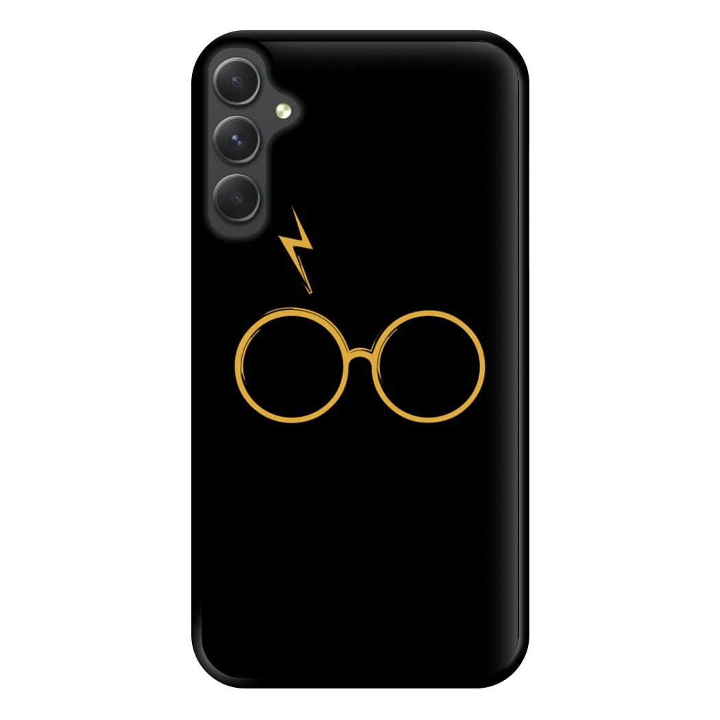 Glasses & Scar Phone Case for Galaxy A54