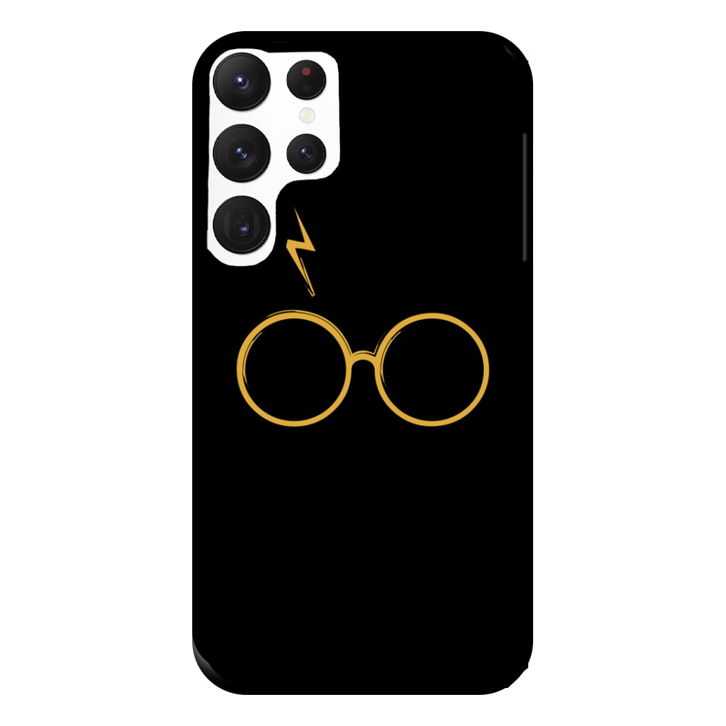 Glasses & Scar Phone Case for Galaxy S22 Ultra