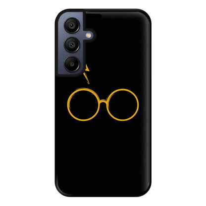 Glasses & Scar Phone Case for Galaxy A15