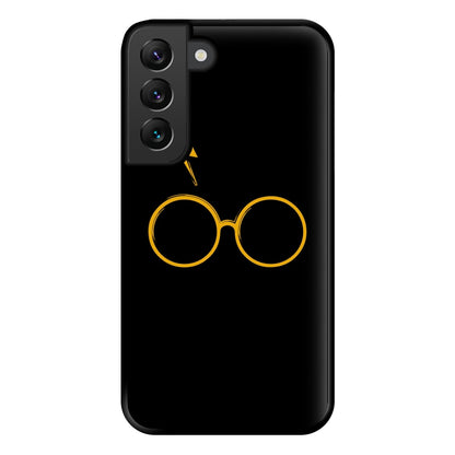 Glasses & Scar Phone Case for Galaxy S22 Plus