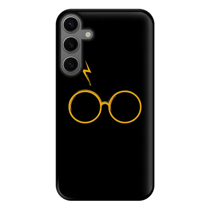 Glasses & Scar Phone Case for Galaxy S23FE