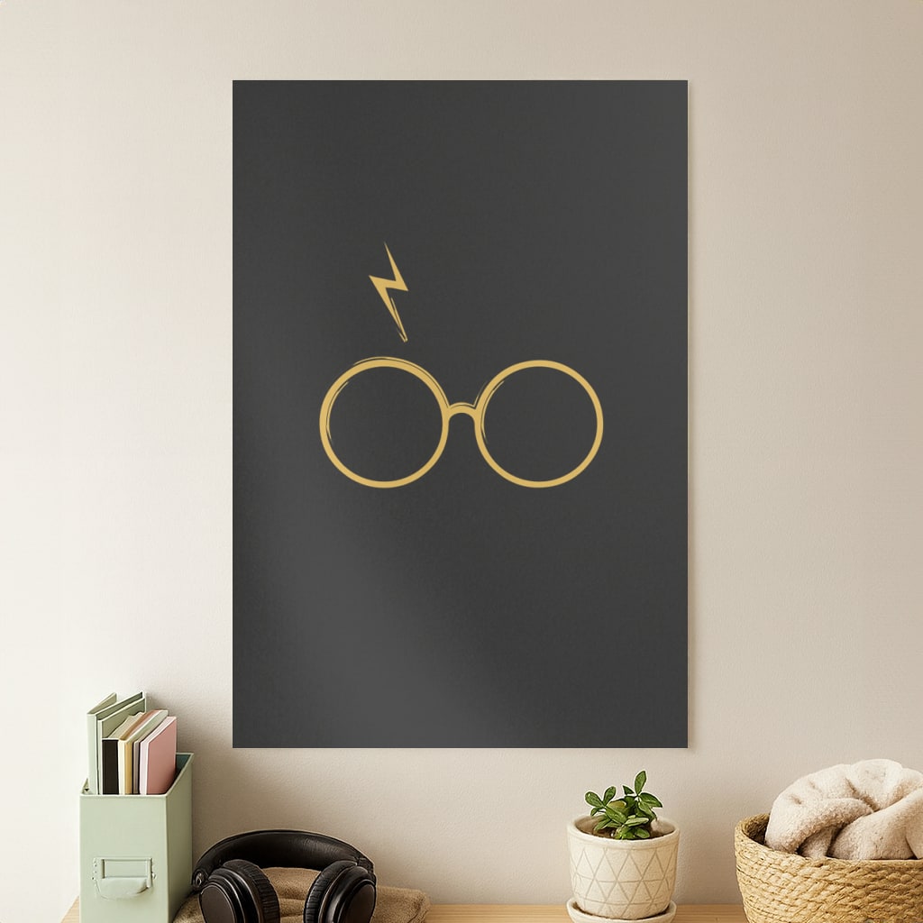 Glasses & Scar Poster