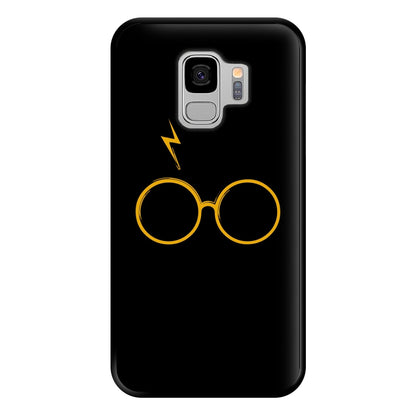 Glasses & Scar Phone Case for Galaxy S9 Plus