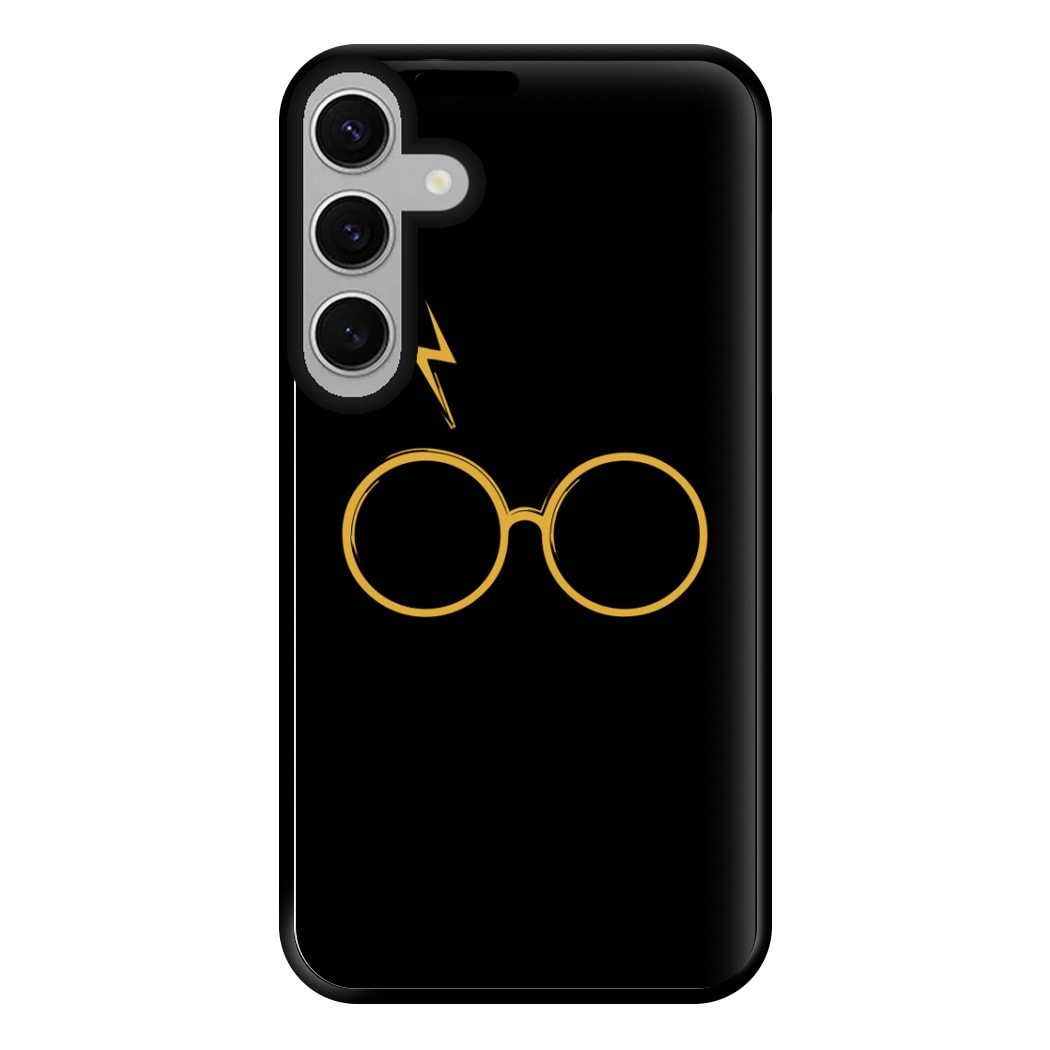 Glasses & Scar Phone Case for Galaxy S24FE